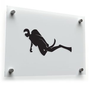 Scuba Diver Vinyl Decal