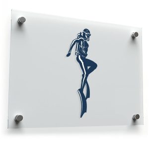 Scuba Diver Vinyl Sticker