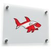 Scuba Flag Shark Sticker 1
