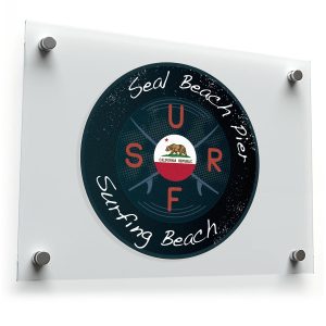 Seal Beach Pier California Sticker
