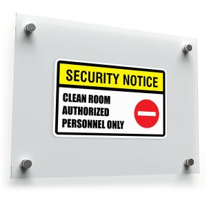Security Notice Sticker
