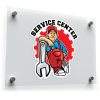 Service Center Sticker 1