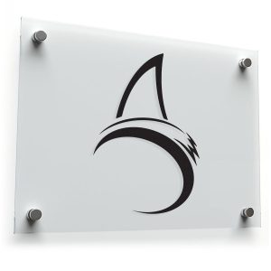 Shark Fin Silhouette Vinyl Sticker