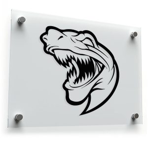 Shark Head Vinyl Sticker