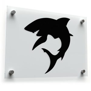 Shark Silhouette Vinyl Decal