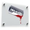 Sharp Razor Blade Sticker 1