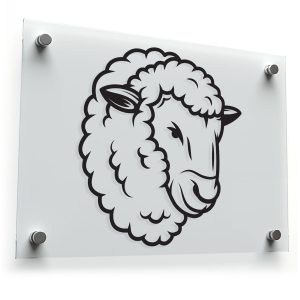 Sheep Head Sticker