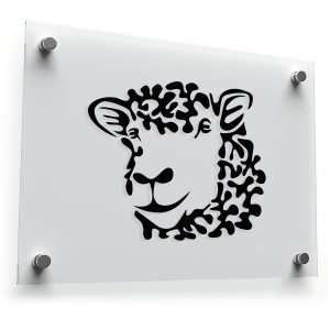 Sheep Silhouette Sticker