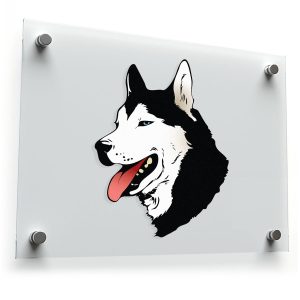 Siberian Husky Dog Sticker