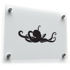 Silhouette Octopus Sticker
