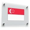 Singapore Flag Vinyl Sticker 1