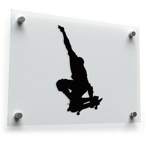 Skateboarder Silhouette Sticker