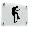 Skateboarder Silhouette Sticker 1