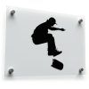 Skateboarder Silhouette Sticker
