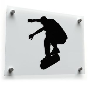 Skateboarder Silhouette Vinyl Sticker