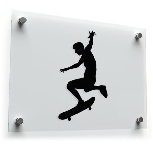 Skater Silhouette Vinyl Sticker