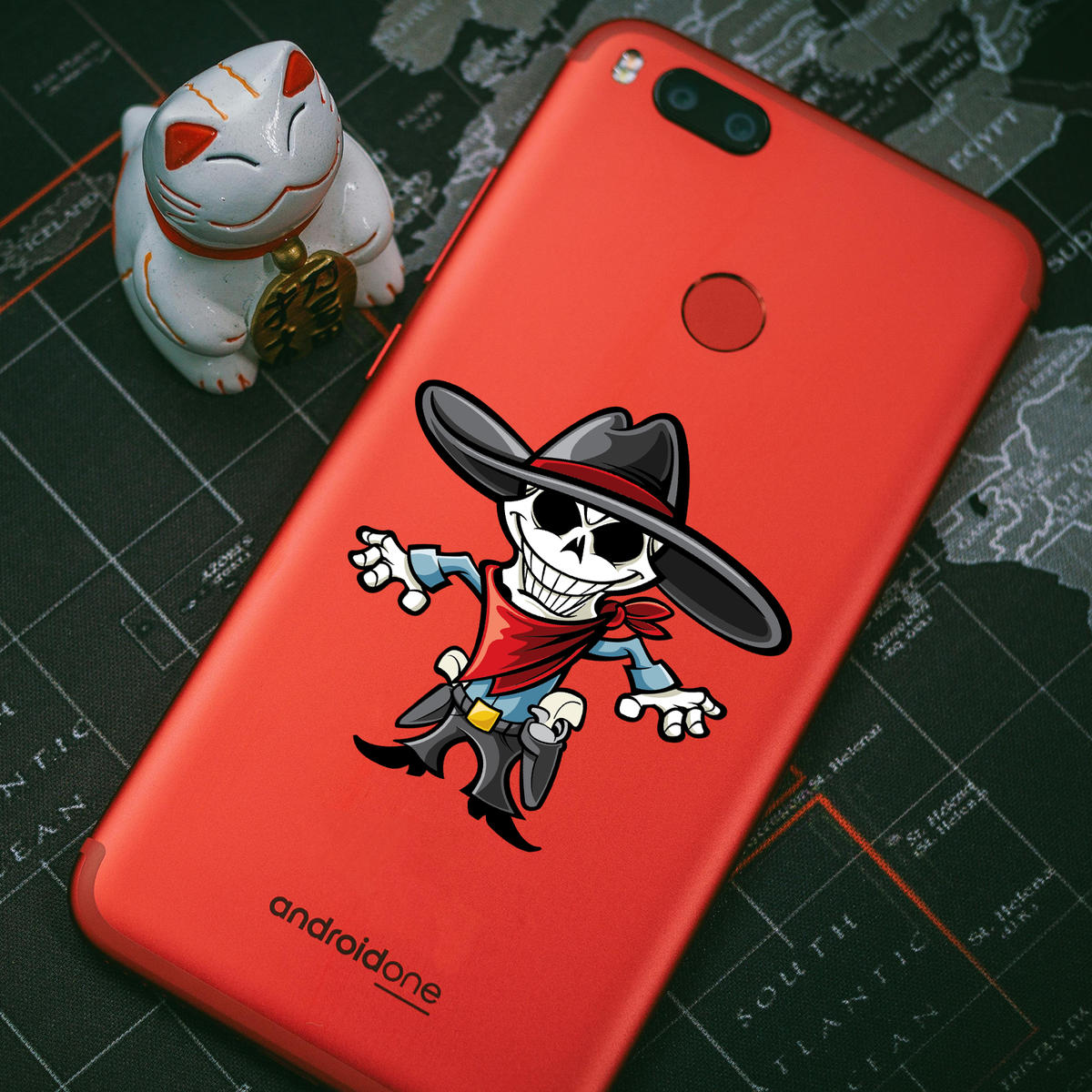 Skeleton Cowboy Vinyl Sticker 9 Skeleton Cowboy Vinyl Sticker - Image 7