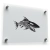 Skeleton Fish Decal