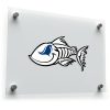 Skeleton Fish Sticker