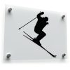 Skiing Silhouette Decal
