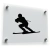 Skiing Silhouette Sticker 1