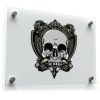 Skull Crest Vinyl Sticker 1