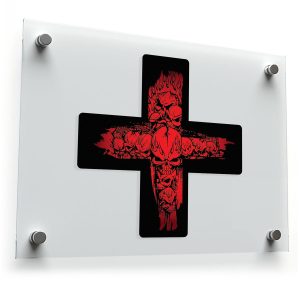 Skull Cross Vinyl Sticker