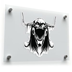 Skull Demon Sticker