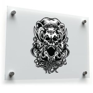 Skull Demon Vinyl Decal