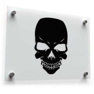 Skull Head Vinyl Decal