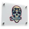 Skull Mechanic Sticker