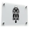 Skull Rider Motorcycle Sticker 1