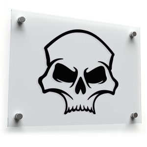 Skull Silhouette Sticker