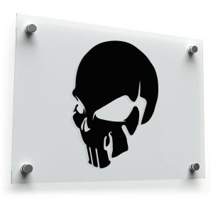 Skull Silhouette Sticker