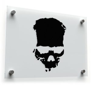Skull Silhouette Vinyl Sticker