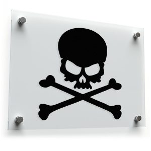 Skull and Crossbones Sticker Decal