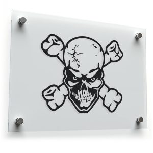 Skull and Crossbones Vinyl Decal