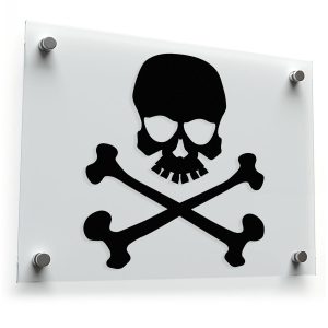Skull and Crossbones Vinyl Sticker