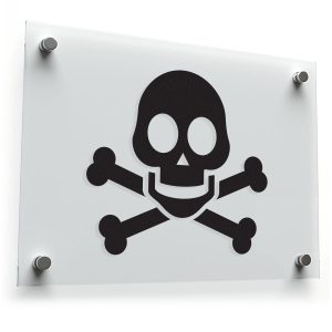 Skull and Crossbones Vinyl Sticker