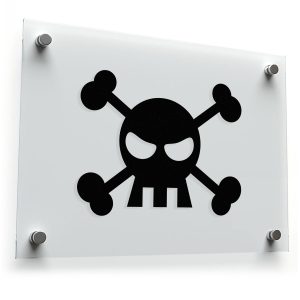 Skull and Crossbones Vinyl Sticker