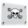 Skull and Crossed Wrenches Sticker 1