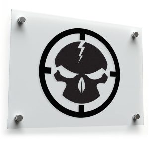 Skull in Target Sticker