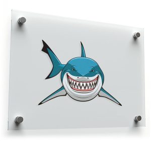 Smiling Shark Sticker