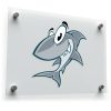 Smiling Shark Vinyl Sticker
