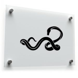 Snake Silhouette Sticker