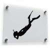 Snorkel Diver Silhouette Decal 1