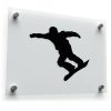 Snowboarder Silhouette Vinyl Decal