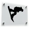 Snowboarder Silhouette Vinyl Sticker