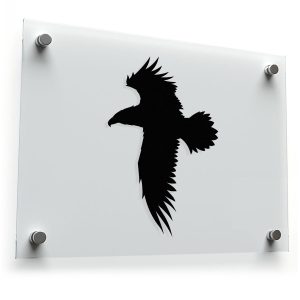 Soaring Bird Silhouette Sticker