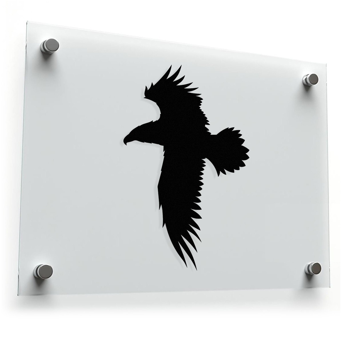 Soaring Bird Silhouette Sticker 3 Soaring Bird Silhouette Sticker